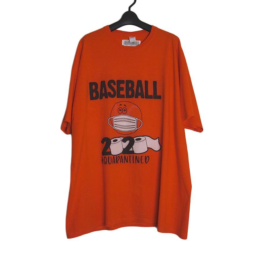 Tシャツ Baseball プリントtシャツ メンズ 大きいサイズ 2xl ティーシャツ Fruit Of The Loom バーントオレンジ 半袖 Ytshirts 73 異国屋 通販 Yahoo ショッピング