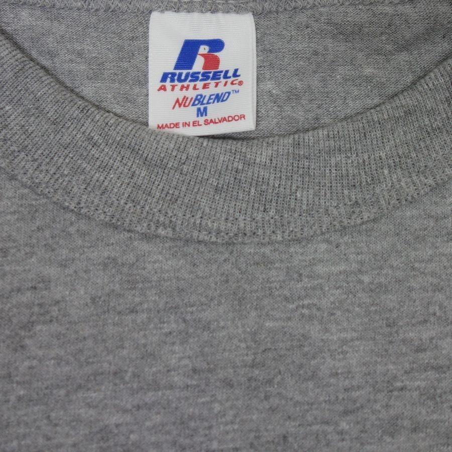 パロディ プリントtシャツ グレー色 マスターカードのロゴ風 メンズ Mサイズ 古着 トップス ティーシャツ 半袖 Tシャツ Russell Ytshirts 9184 異国屋 通販 Yahoo ショッピング