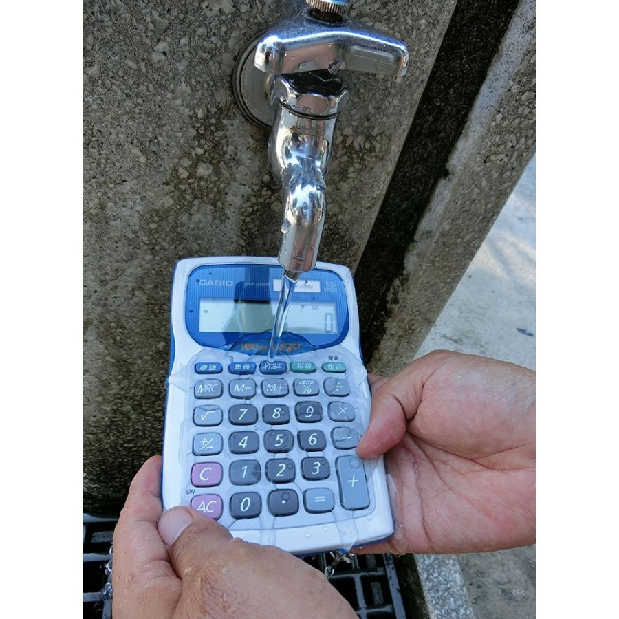 CASIO ☆大好評☆ カシオ 防水・防塵電卓 ミニジャストタイプ 10桁 WM  