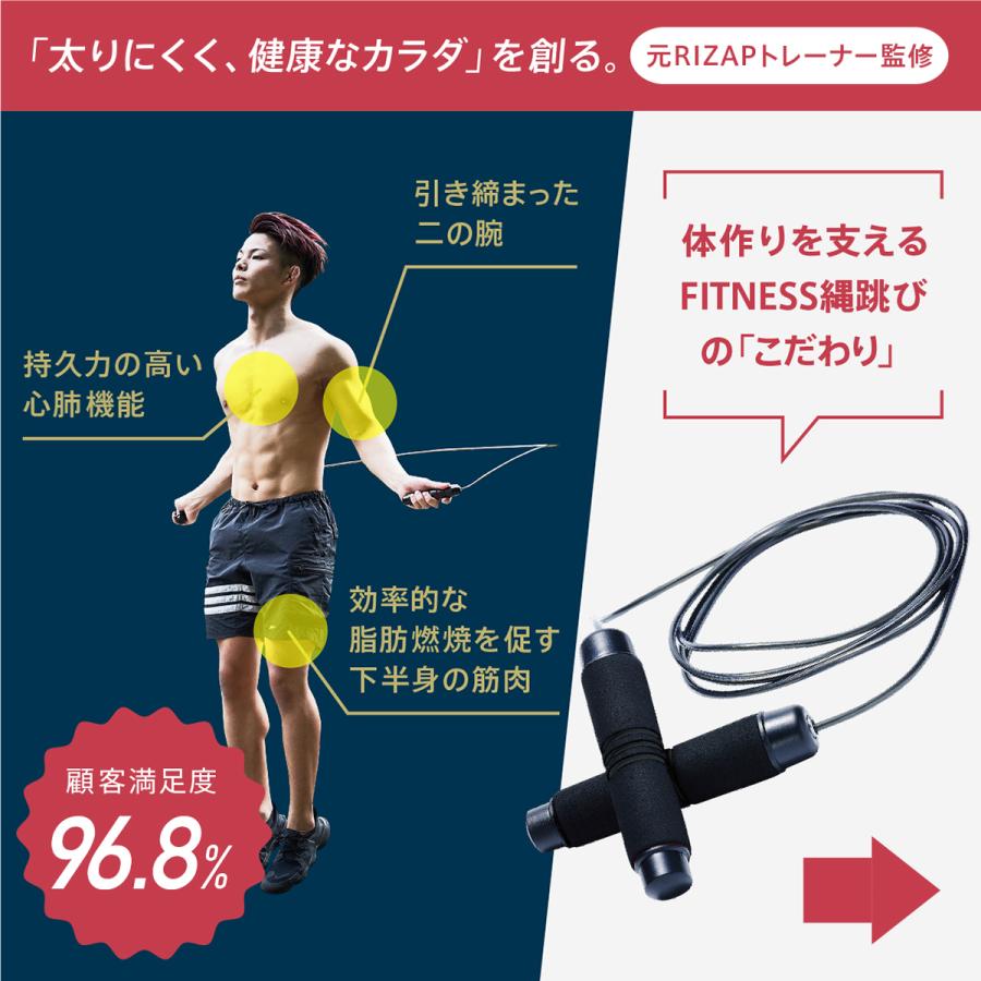 元ライザップトレーナー愛用 フィットネス なわとび 縄跳び トレーニング用 ダイエット用 大人 子供 長さ調整 Ikuchel 軽量 Nawatobi Ikuchel 通販 Yahoo ショッピング