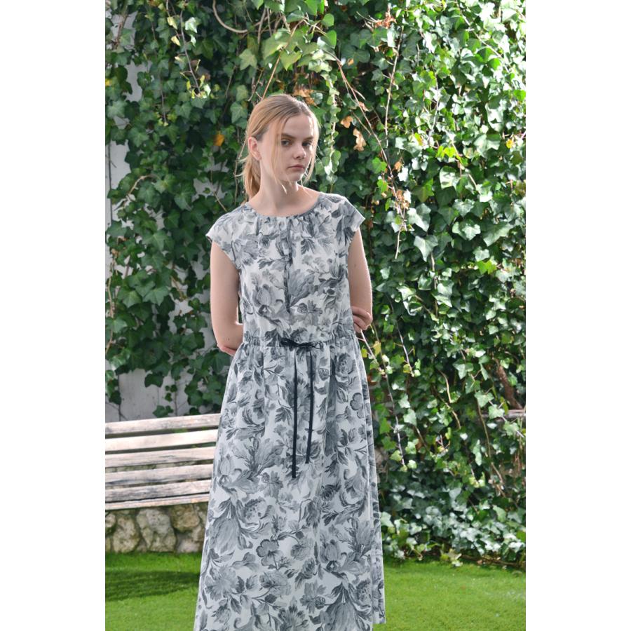 ワンピース レディース 【イクコ IKUKO】 ローン花柄プリント