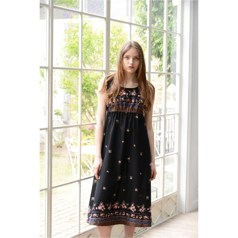 Ikuko イクコ 60ローン花柄ボーダープリントノースリーブワンピース 日本製 春 夏 ルームウェア サンドレス コットン100 綿 オリジナル 花柄 涼しい 可愛い Jh190fj2 Ikuko Yahoo ショップ 通販 Yahoo ショッピング