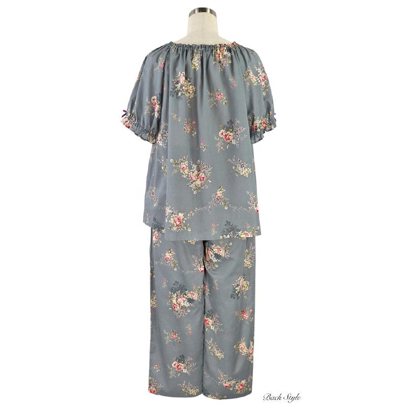 お値下げ❗️IKUKO 花柄プリントカジュアル ルームウェア 新品未使用 お値下げ❗️IKUKO 花柄プリントカジュアル ルームウェア 新品未