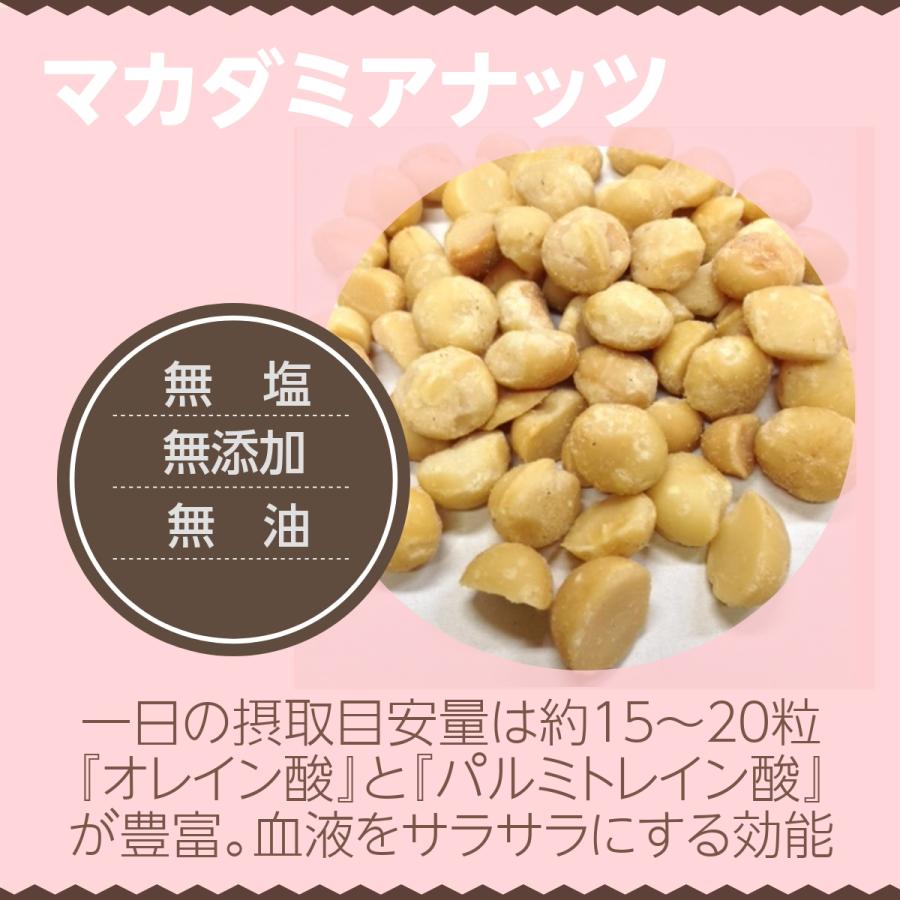 マカダミアナッツ 500g 無塩 ロースト加工（マカデミアナッツ）ナッツの王様 ジッパー袋入り｜ikumi-0193｜04