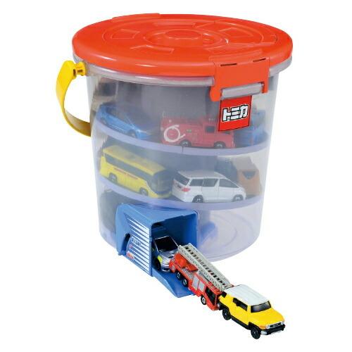 ミニカーセット 21台 収納バケツ付き タカラトミー（TAKARA TOMY） おもちゃ トミカ ミニカーでるでるバケツ