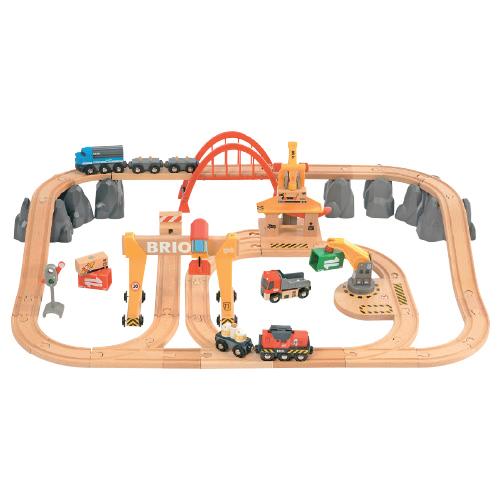 BRIO（ブリオ） おもちゃ 電車 線路 貨物 カーゴレールデラックス 