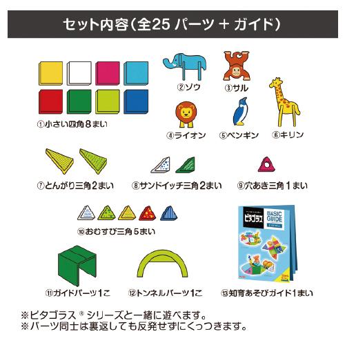 おもちゃ ブロック パズル ピタゴラスBASICどうぶつえん ピープル