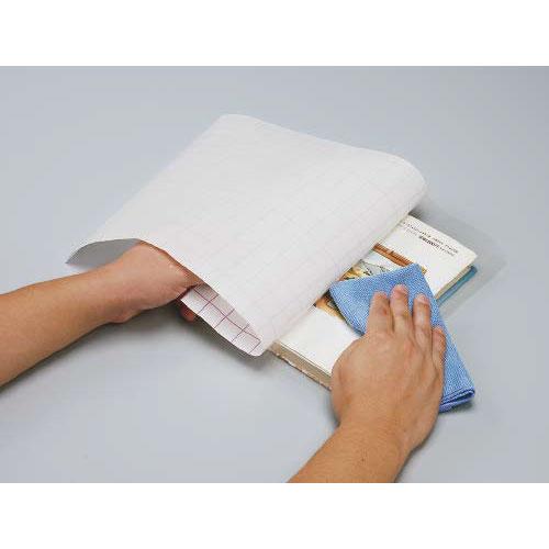 ブックカバー 透明 カバーフィルム ブックカバーE （50m巻） 28cm ネーシェン BKE-106 絵本 補修テープ 図書 保護の画像