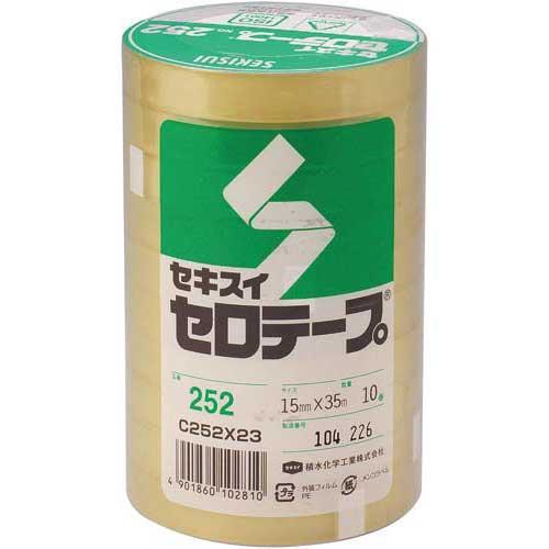 セキスイ セロテープ 15mm☓35m 200巻 セキスイ セロハンテープ セロテープ 35m 15mm幅（200巻） : いくるん