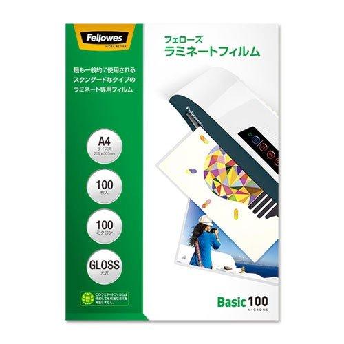 ラミネートフィルム100ミクロン A4（100枚） フェローズ : いくるん