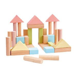 おもちゃ 積み木 知育玩具 木のおもちゃ プラントイ ユニットブロック４０