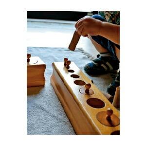 知育玩具 モンテッソーリ幼児教育 教具円柱さし4セット組 : いくるん