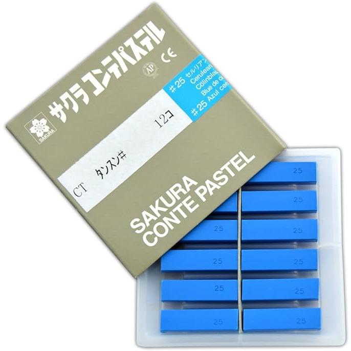 サクラクレパス 画材 パステル コンテパステル短寸 単色(12本 サクラクレパス 画材 パステル コンテパステル短寸 単色(12本