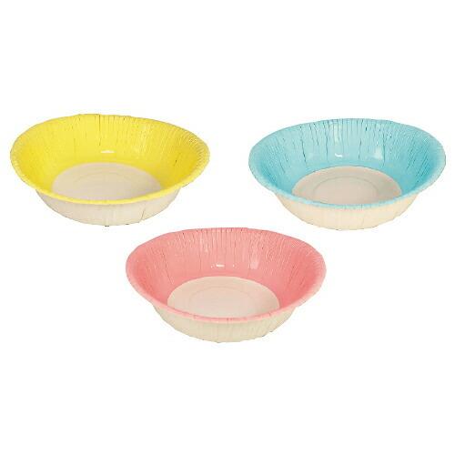 紙皿 使い捨て おしゃれ ペーパーボール3色 15cm 5枚 アートナップ いくるんyahoo ショッピング店 通販 Yahoo ショッピング