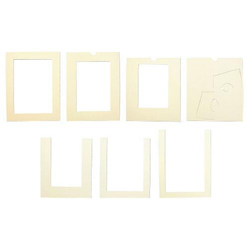 フォトフレーム 額縁 工作 トリプルポケットフォトフレーム （メール便