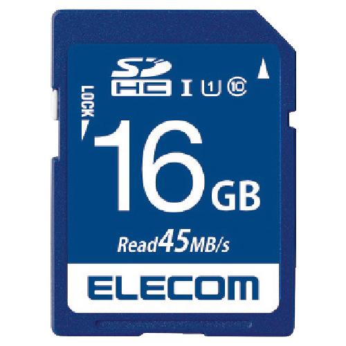 SDHCカード クラス10 16GB 1枚 エレコム 195035いくるんYahoo!ショッピング店 通販 Yahoo!ショッピング
