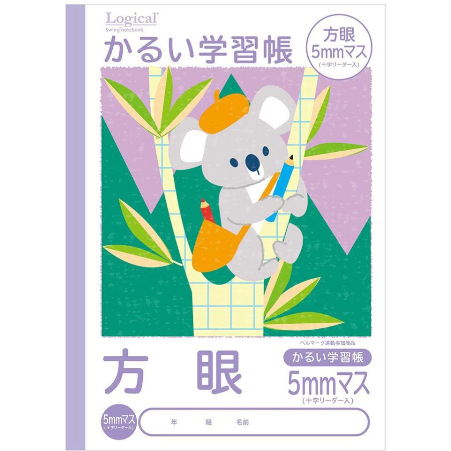 ナカバヤシ ノート かるい学習帳 方眼罫 動物柄 コアラ : いくるんYahoo!ショッピング店 - 通販 - Yahoo!ショッピング