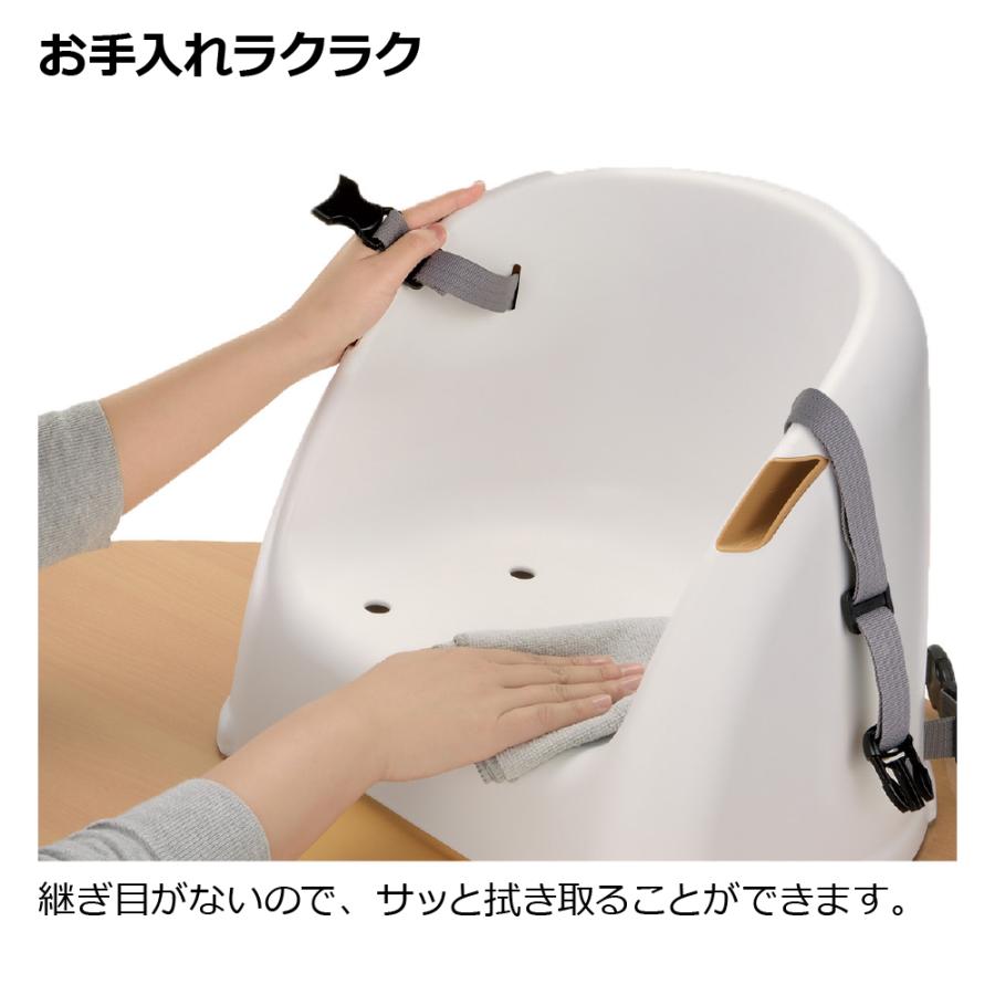 ベビーチェア ローチェア フィージーR ベージュ リッチェル 赤ちゃん 椅子 離乳食 シンプル おしゃれの画像