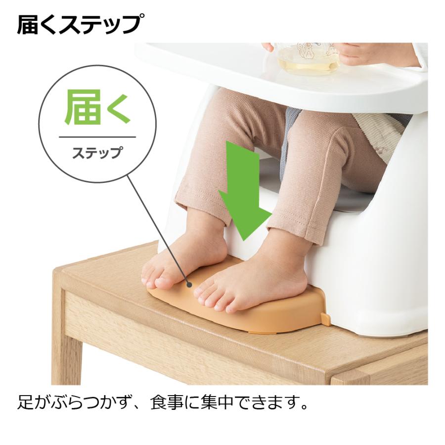 ベビーチェア フィージーR ミントブルー リッチェル 赤ちゃん 椅子 ローチェア 離乳食 シンプル おしゃれの画像
