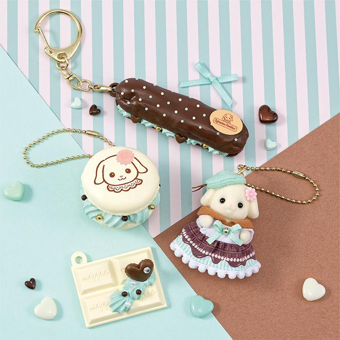 ホイップる ホイップキーチェーンキット チョコミント フローラウサギ