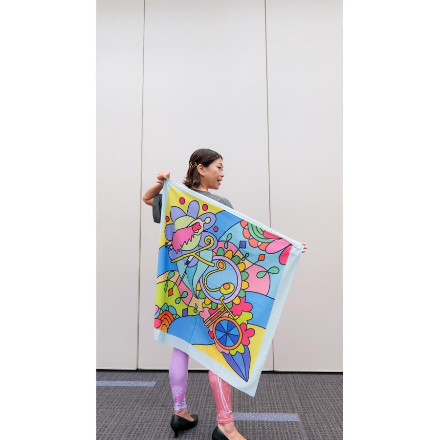 スカーフ IKUTO ロゴ アート |  | 05