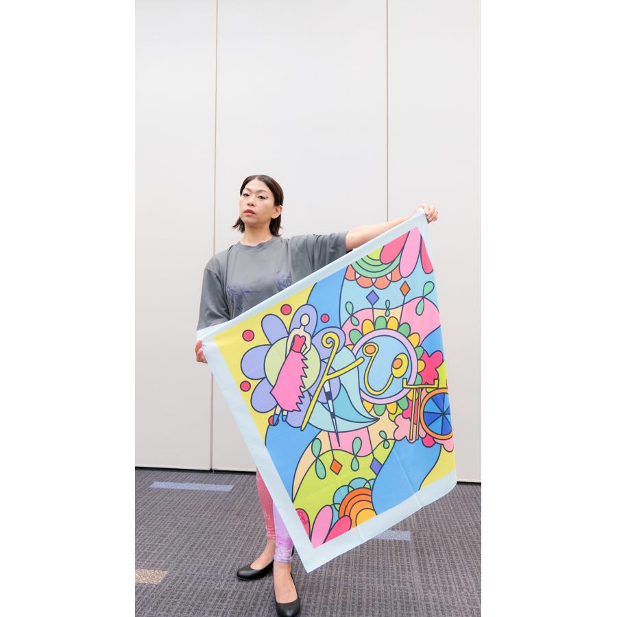 スカーフ IKUTO ロゴ アート |  | 04