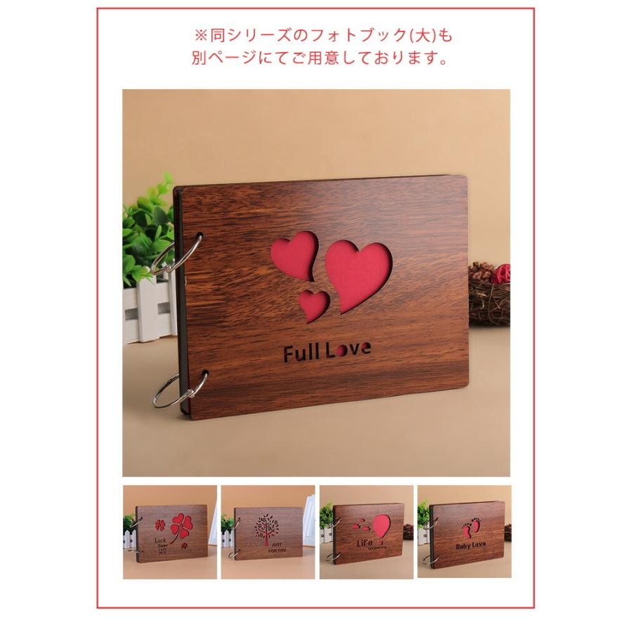 アルバム フォトブック 木製 チェキ カバー 記念日 誕生日 結婚式 お祝い プレゼント かわいい|il-shop|06