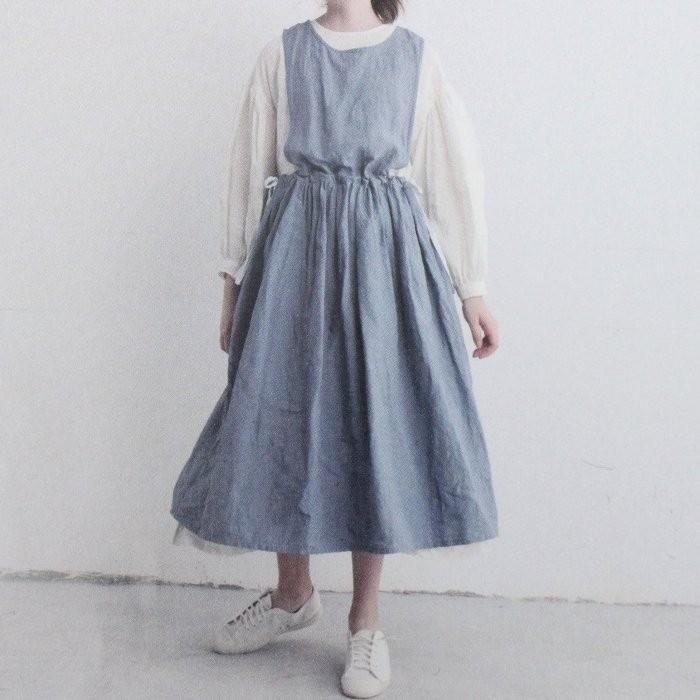 Gauze ガーゼ リネンamishワンピースドレス G480 レディース G480 Blane Vent 通販 Yahoo ショッピング