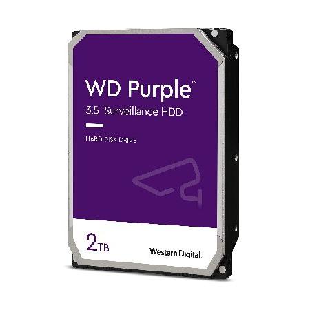 Western Digital HDD 2TB WD Purple 監視システム 3.5インチ 内蔵HDD WD20PURZ＿並行輸入