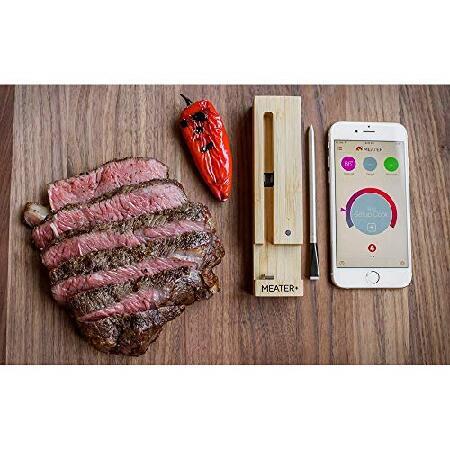 MEATER+ ワイヤレス調理用温度計 Amazon.co.jp: MEATER Plusワイヤレススマート肉温度計デュアル