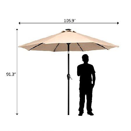 9FT Folding Cream Light Umbrella CuscomF Umbrellas for rain Golf