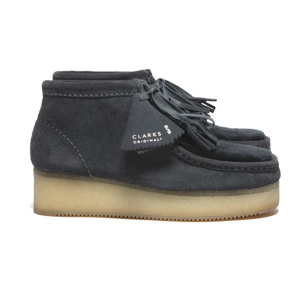 N Clarks W Wallabee Lo クラークス ワラビー 厚底 クラークス レディース ワラビー ウェッジ ブーツ Clarks WALLABEE