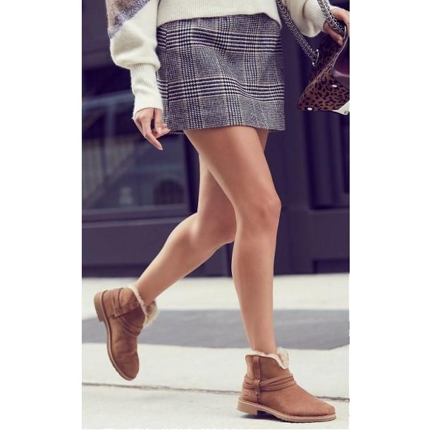 アグ ストラップ ショートブーツ パスクアル Ugg ムートンブーツ Pasqual シープスキン アンクルブーツ Ugg おしゃれシューズが揃う Ys Choice 通販 Yahoo ショッピング