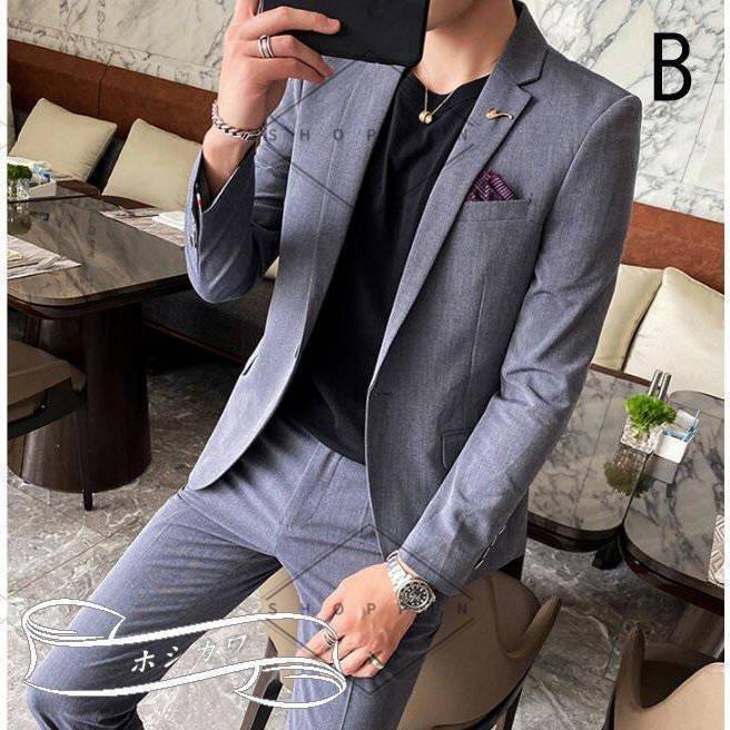 フォーマルスーツ 2点セット メンズ 結婚式 紳士服 新作 ビジネス
