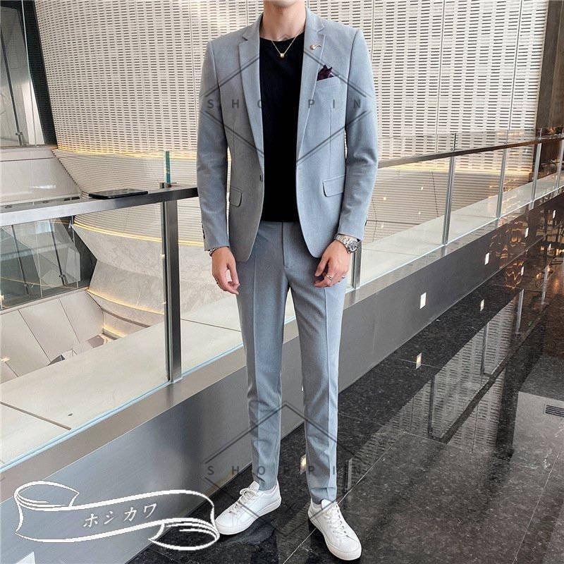 フォーマルスーツ 2点セット メンズ 結婚式 紳士服 新作 ビジネス