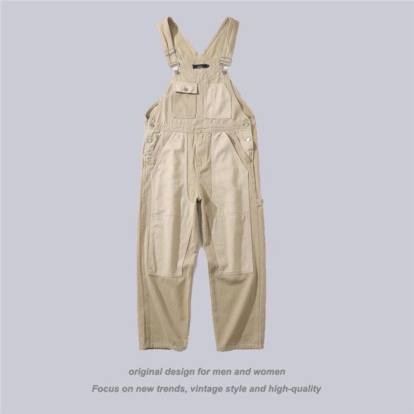 オーバーオール メンズ つなぎ サロペット オールインワン ズボン ワークパンツ 作業服 無地 カジュアル ロングパンツ オールインワン 作業服 春_1