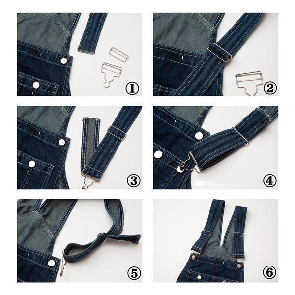 デニムサロペット オーバーオール サスペンダー メンズ デニムパンツ サロペット 作業服 つなぎ メンズ 作業服 夏 おしゃれ 耐磨性 通気性_10