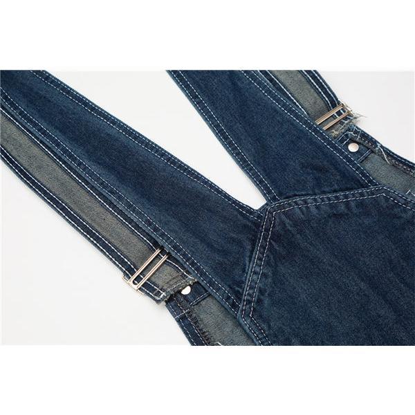 デニムサロペット オーバーオール サスペンダー メンズ デニムパンツ サロペット 作業服 つなぎ メンズ 作業服 夏 おしゃれ 耐磨性 通気性_11