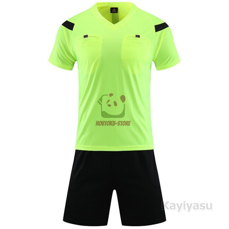 サッカー 審判ウェア＋レフェリーグッズセット サッカー 審判服 審判ウェア レフェリーウエア 練習着 上下 セット