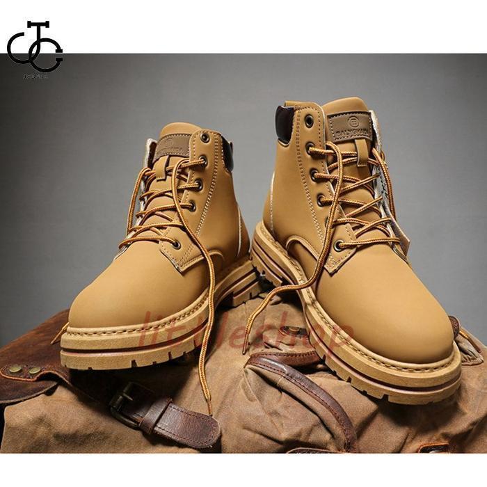 イエローブーツ ワークブーツ ショートブーツ メンズ ミリタリー