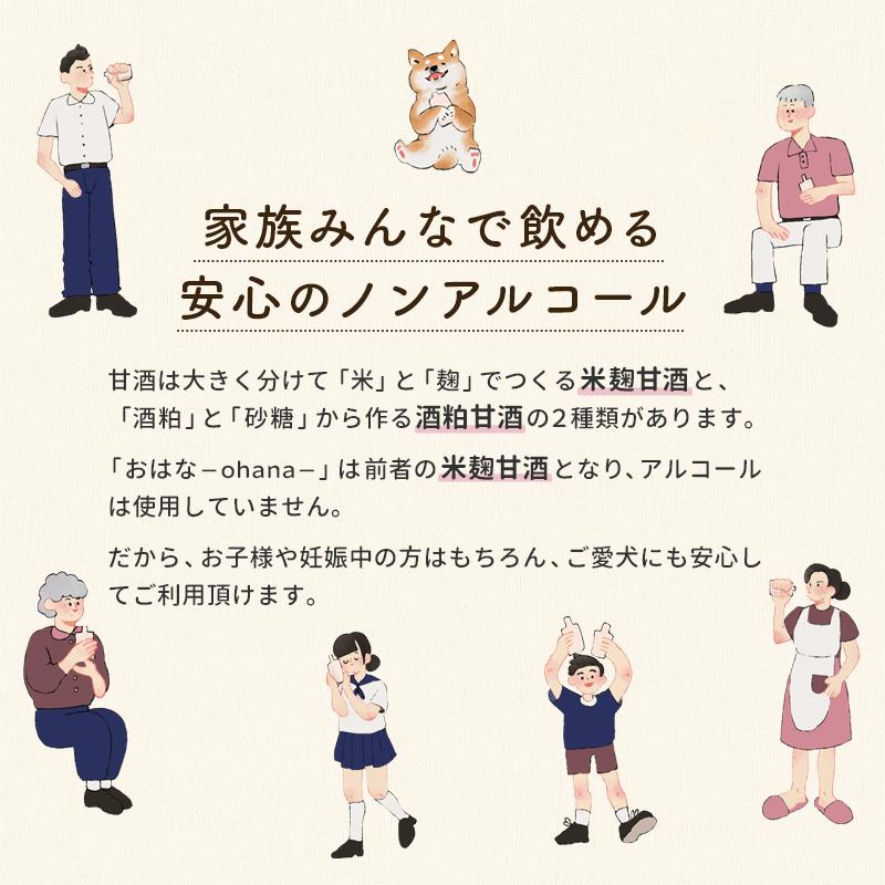 米糀ノンアルコール甘酒+乳酸菌 150g おはな -ohana- プレーン 玄米 へべす キウイ トマト ぶどう/犬 無添加 腸活 ギフト　ポイント利用 お試し商品 サンプル | iliosmile | 08