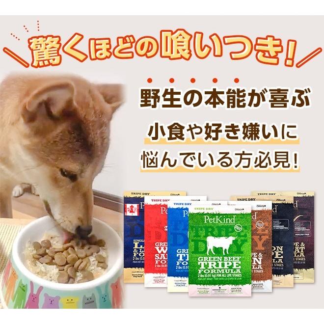 ペットカインド Pet Kind グレインフリー トライプドライGL SAPグリーンラムトライプ 小粒 2.72kg /犬 ごはん｜iliosmile｜03