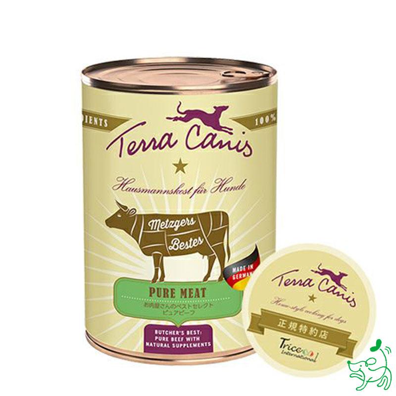 犬 防災グッズ 缶詰 無添加 テラカニス Terracanis ピュアミート ビーフ イリオスマイル ポイント消化 Tr013 犬用自然派おやつ専門店iliosmile 通販 Yahoo ショッピング