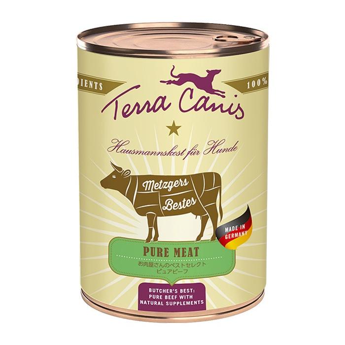 犬 防災グッズ 缶詰 無添加 テラカニス Terracanis ピュアミート ビーフ イリオスマイル ポイント消化 Tr013 犬用自然派おやつ専門店iliosmile 通販 Yahoo ショッピング