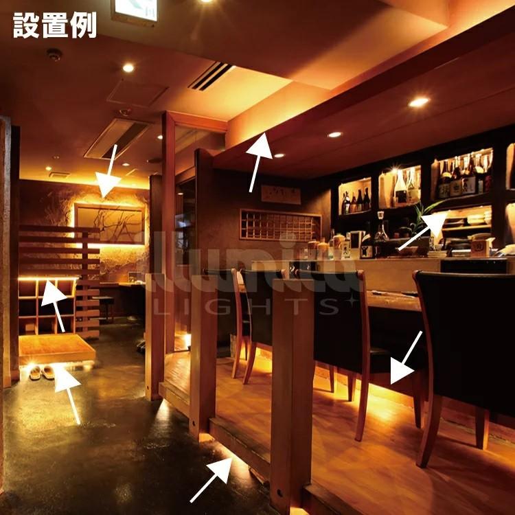 イルミカ 送料無料 LEDテープライト 5m ACアダプター調光器セット