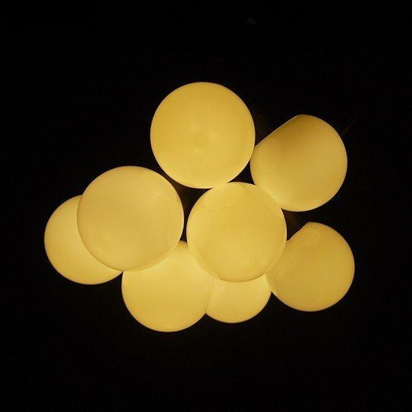 取り寄せ品 2芯 グローブ ストリングライト 乳白球 ※パワーコードセット プロ 施工用