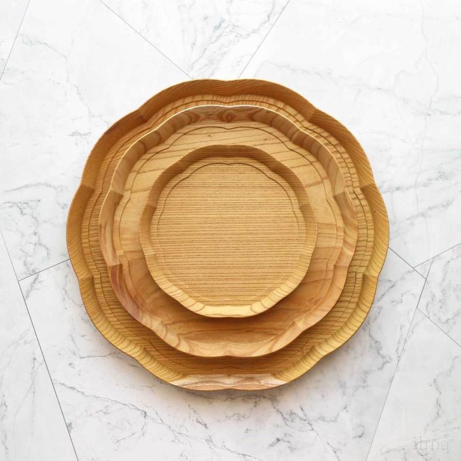 四十沢木材工芸 KITO 輪花盆 小 ケヤキ : 食器 生活雑貨 育てる道具