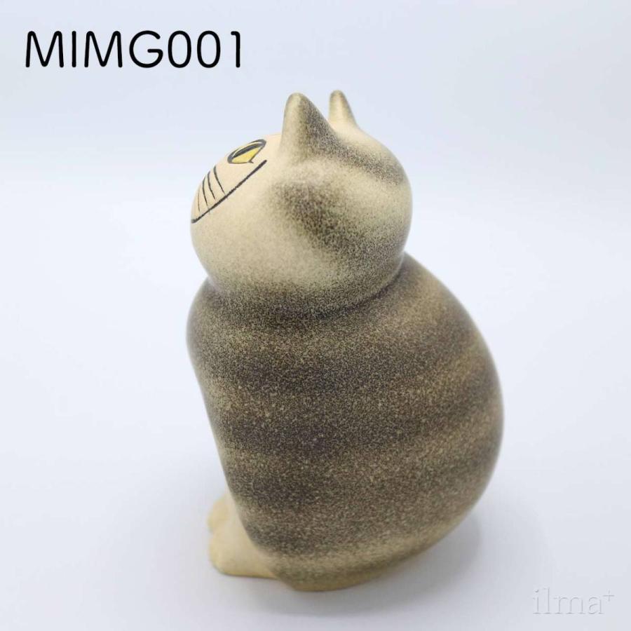Lisa Larson MIA Mサイズ グレー 猫 置き物 正規代理店品 : 食器