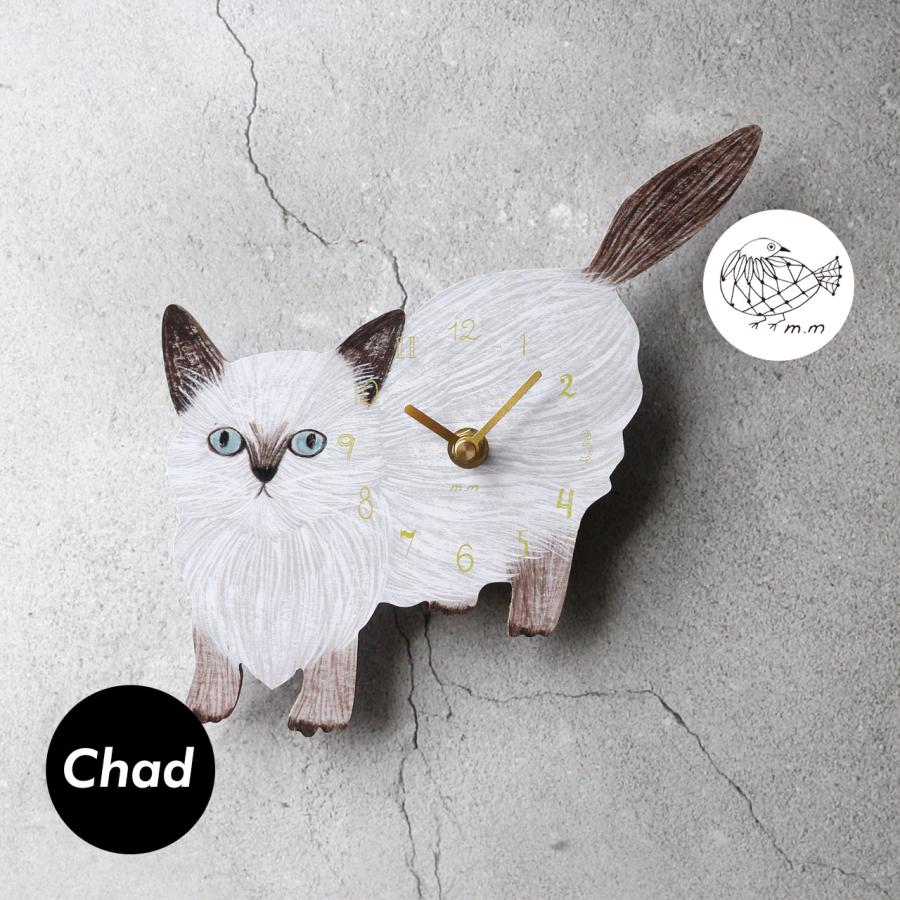 松尾ミユキ 掛け時計 キャットクロック 猫 かわいい MM : 食器 生活