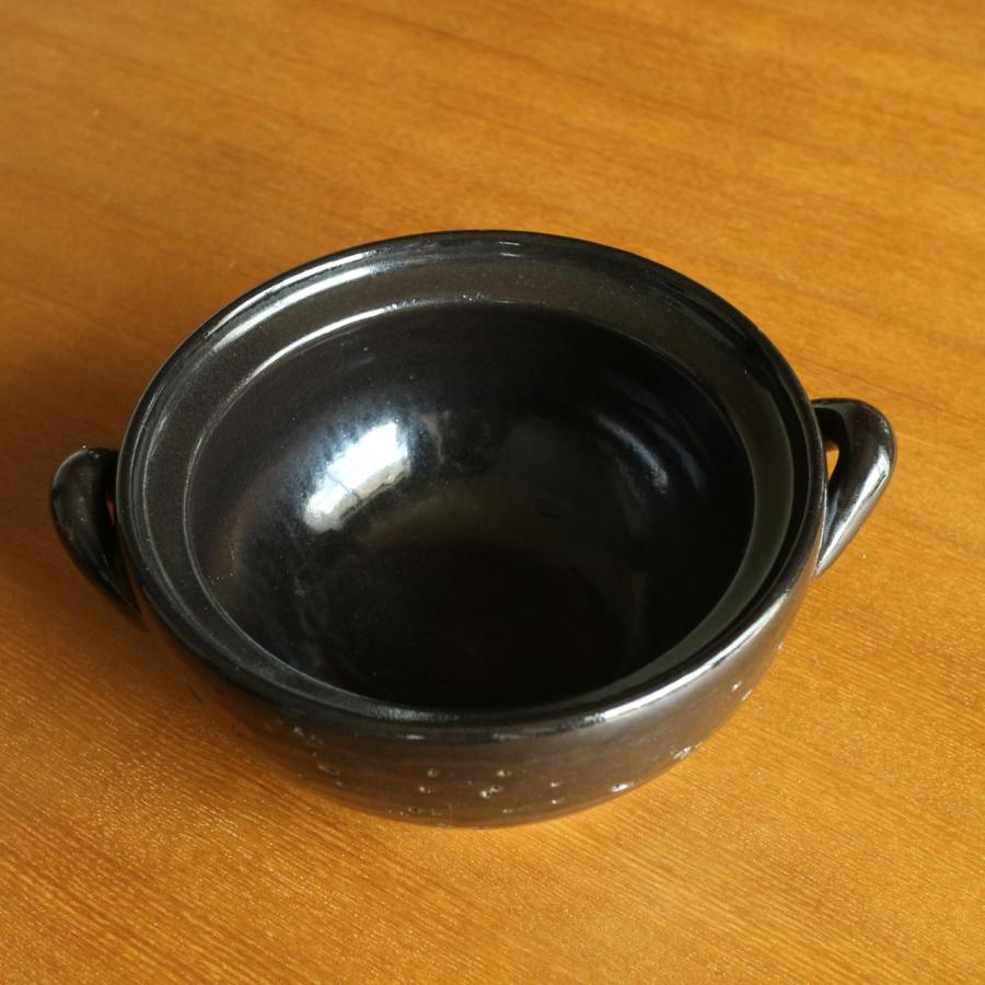 4th-market コセール 5号鍋 黒 土鍋 1〜1.5人用 かわいい 素朴 ギフト